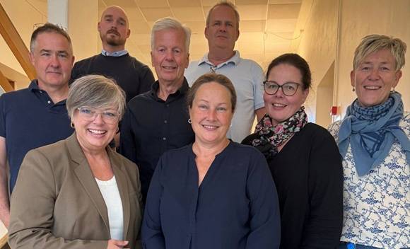 Bilde av evalueringskomiteen. Foto: INN
