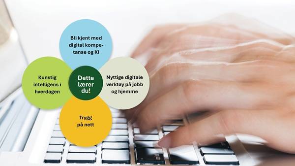 Bilde av skilt hvor det står Senter fro livslang læring.  Foto: Ole Martin Ringlund, INN